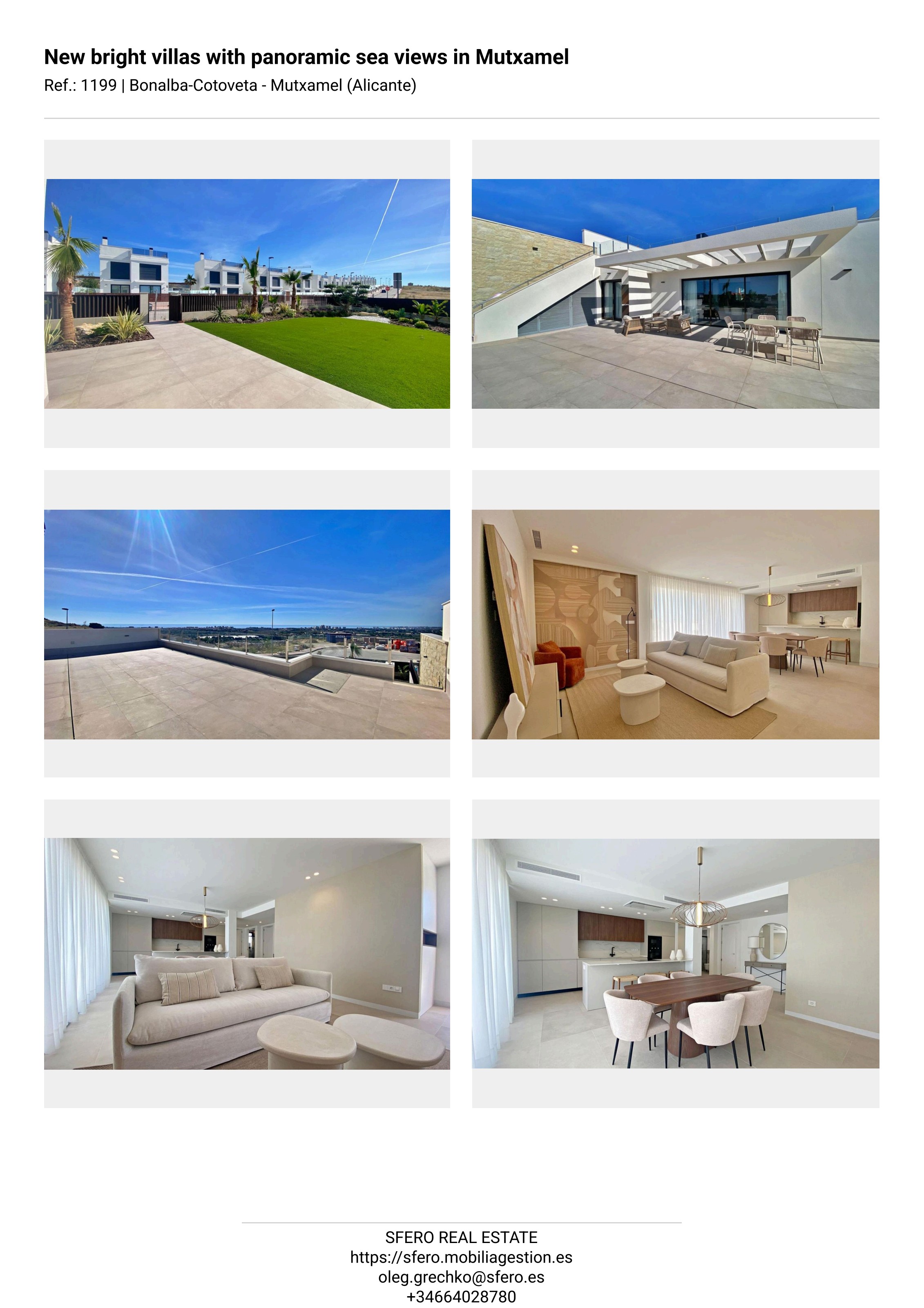 New Bright Villas with Panoramic Sea Views — Bonalba-Cotoveta, Mutxamel — photo 52