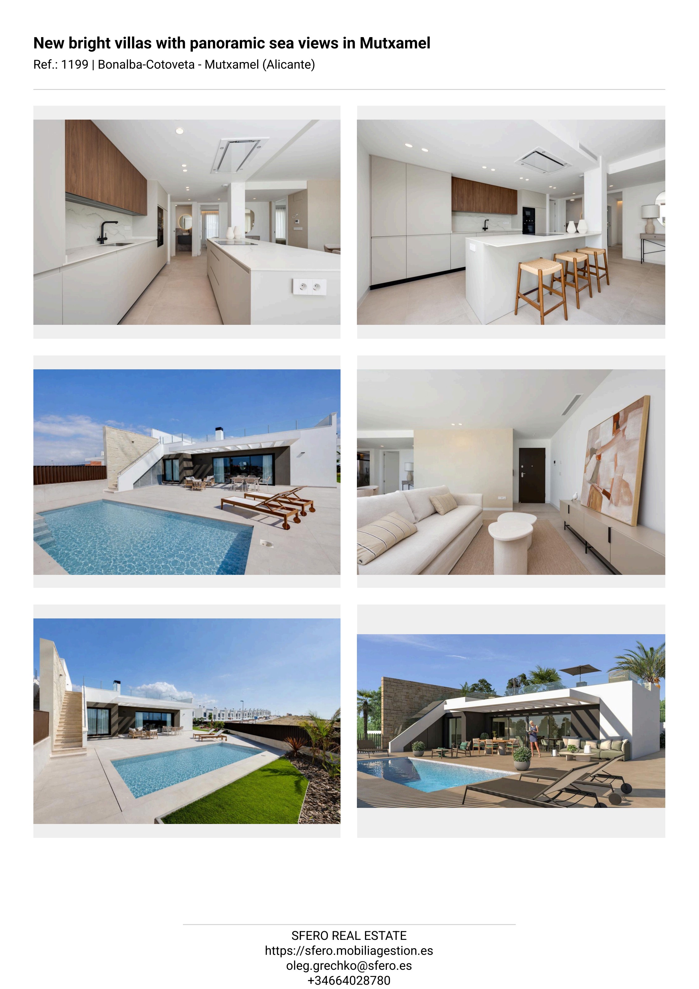 New Bright Villas with Panoramic Sea Views — Bonalba-Cotoveta, Mutxamel — photo 51
