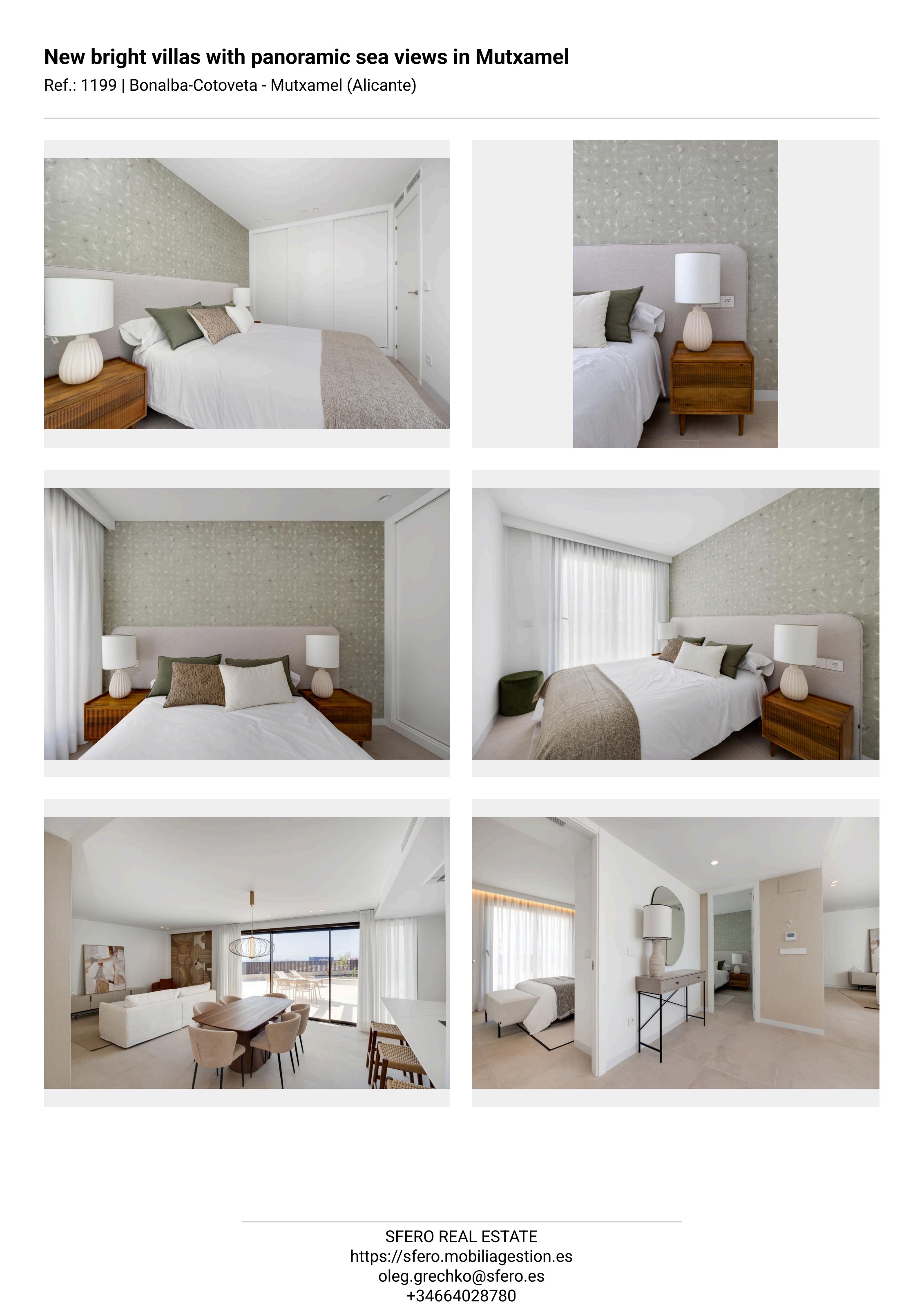 New Bright Villas with Panoramic Sea Views — Bonalba-Cotoveta, Mutxamel — photo 50
