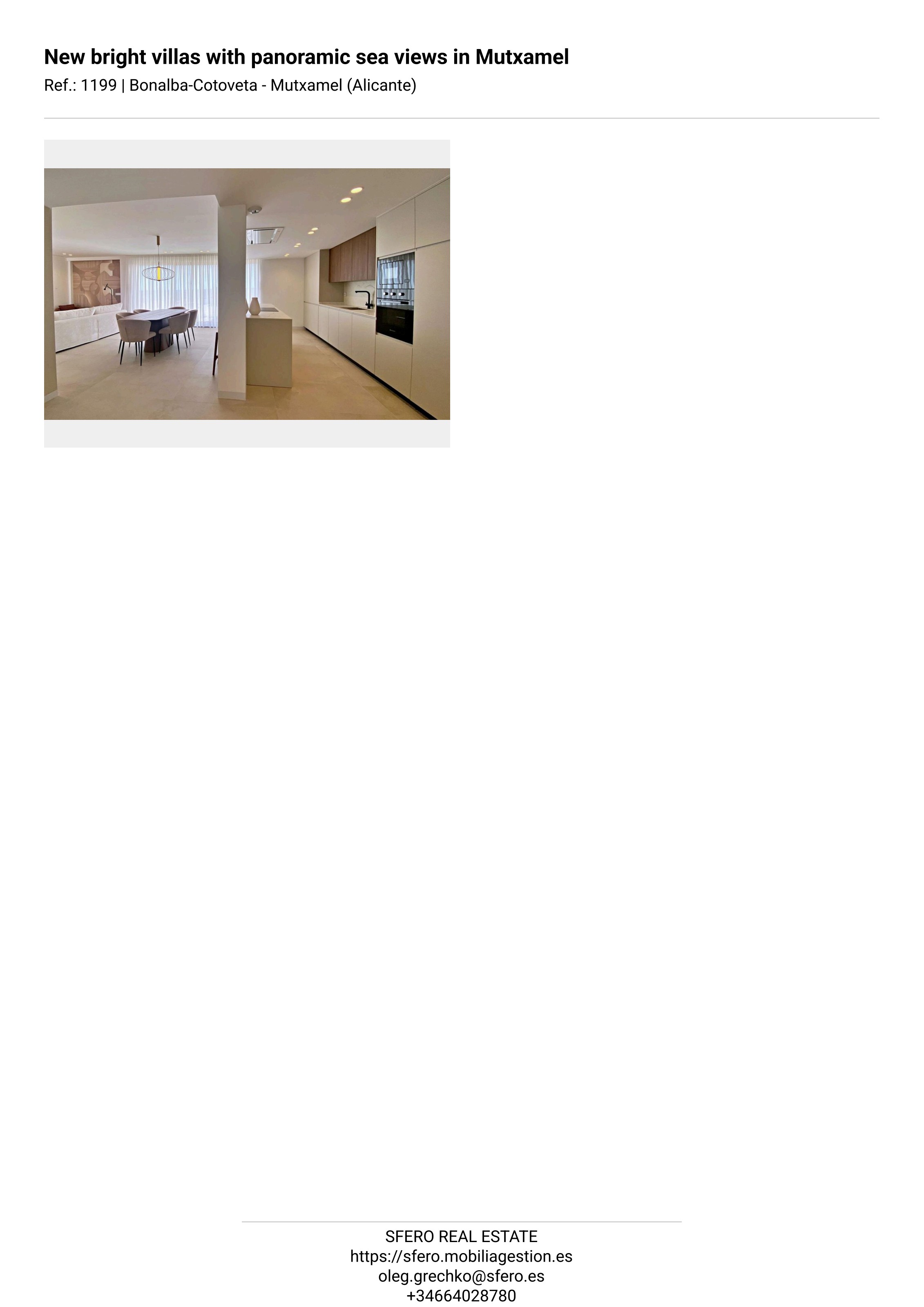 New Bright Villas with Panoramic Sea Views — Bonalba-Cotoveta, Mutxamel — photo 54