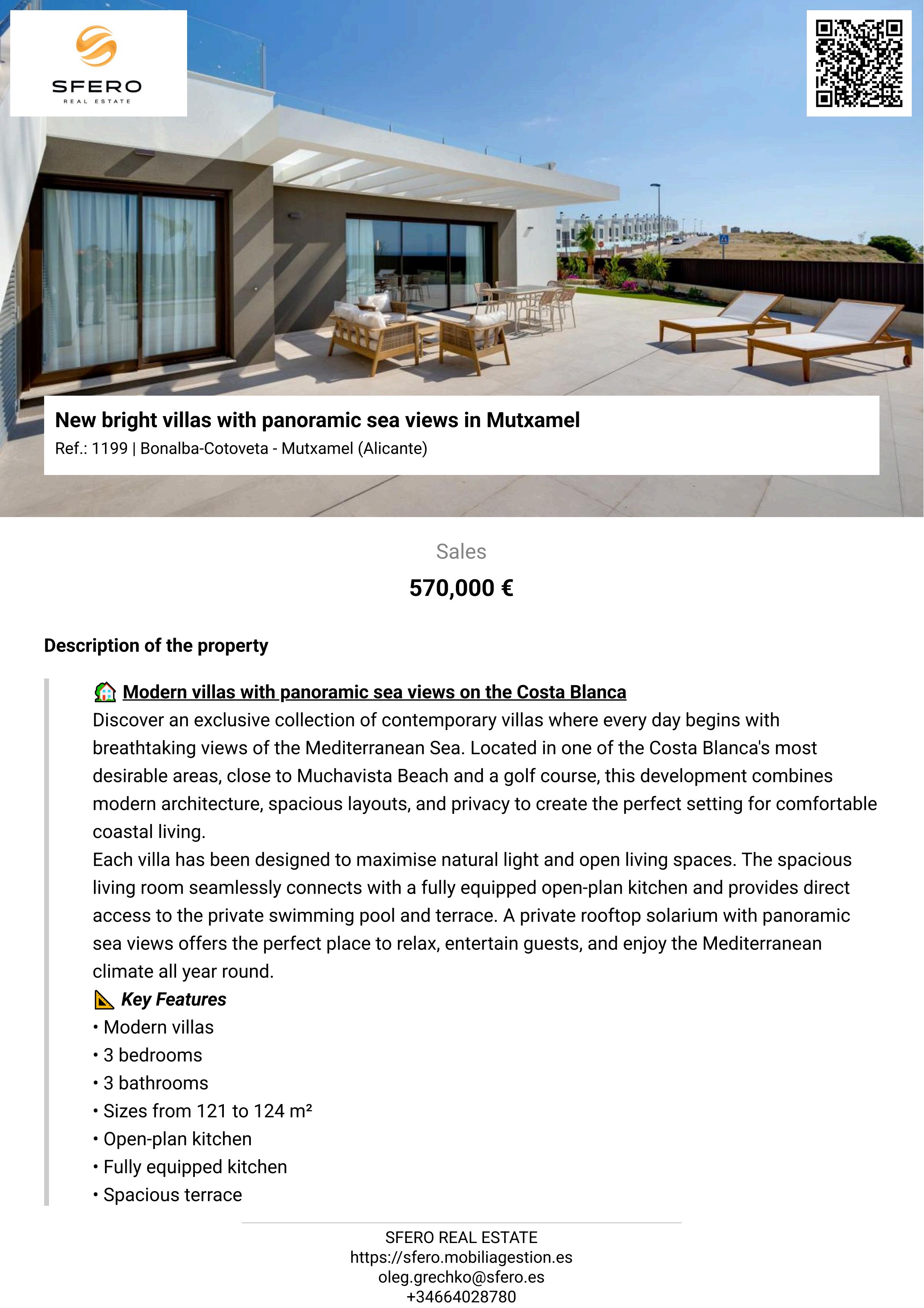 New Bright Villas with Panoramic Sea Views — Bonalba-Cotoveta, Mutxamel — photo 44