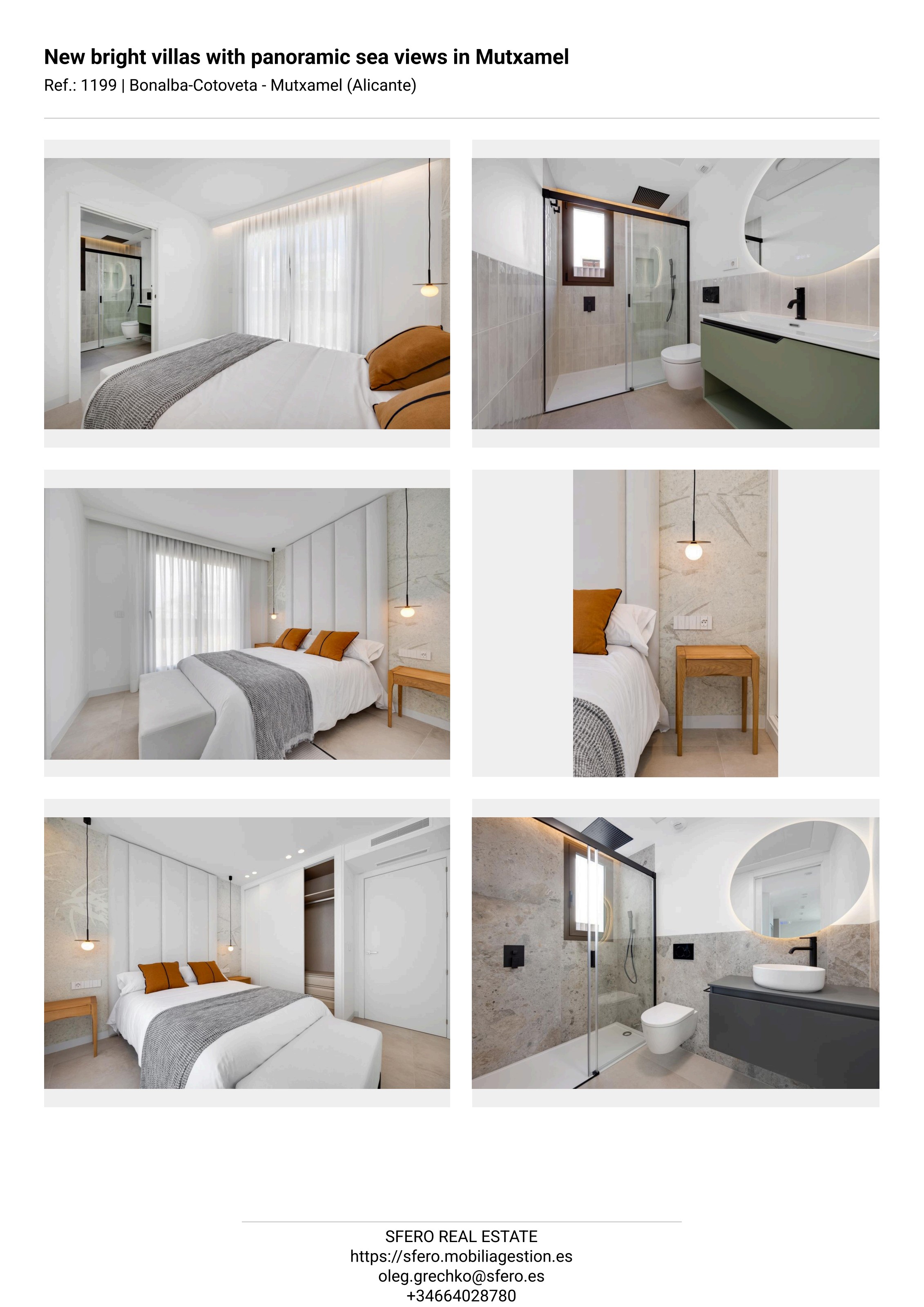 New Bright Villas with Panoramic Sea Views — Bonalba-Cotoveta, Mutxamel — photo 49
