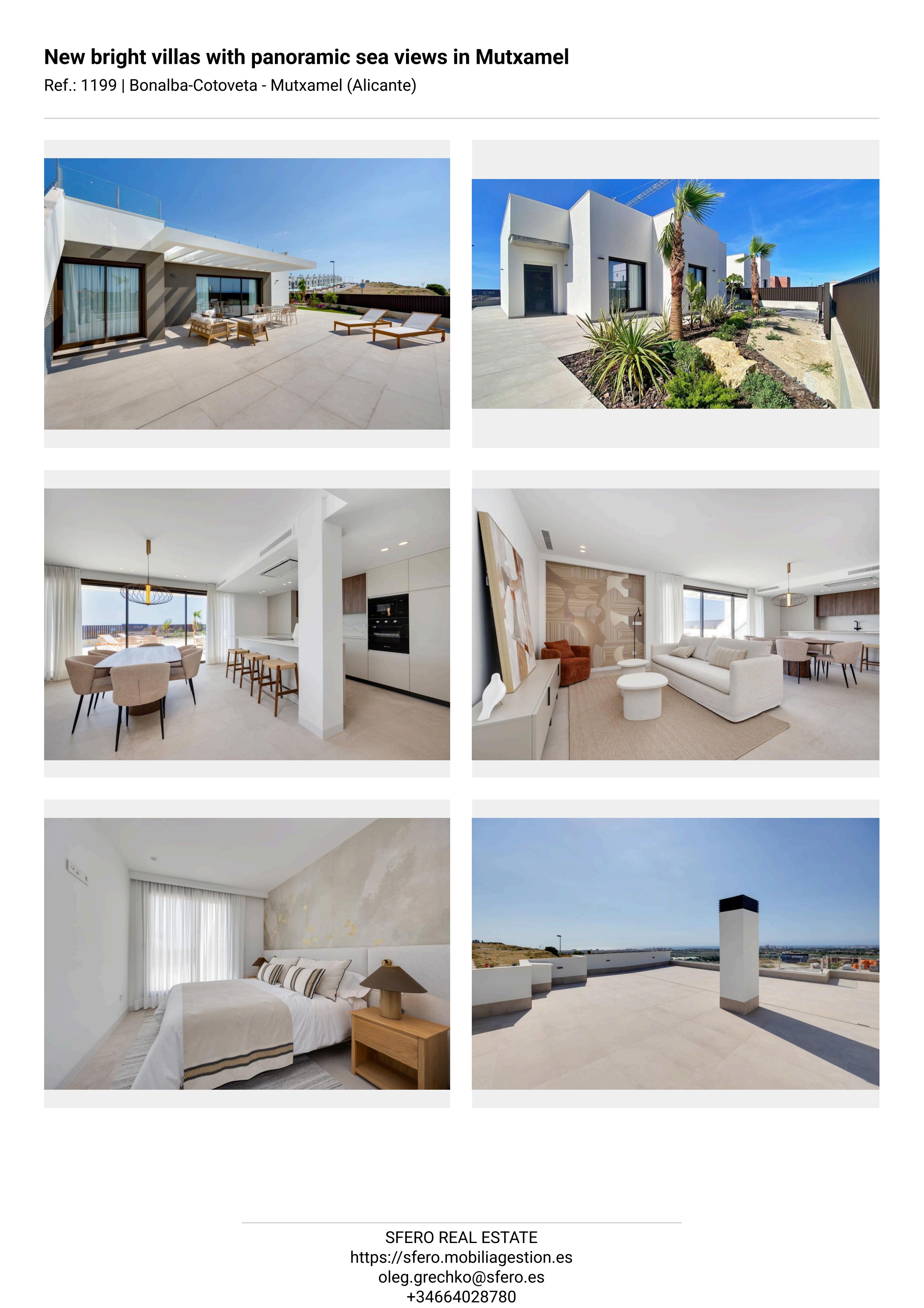 New Bright Villas with Panoramic Sea Views — Bonalba-Cotoveta, Mutxamel — photo 47